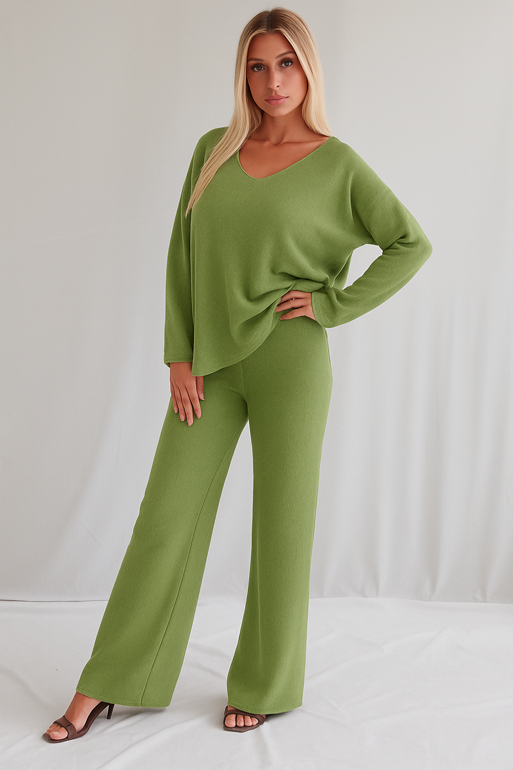 Soft Blouse Olive Green